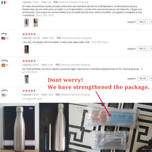 Load image into Gallery viewer, Stainless Steel Water Bottles 12oz 17oz 26oz 35oz Sports Thermos Insulated Bottles Keep Cold for 24 Hours and hot for 12 Hours
