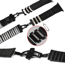 Load image into Gallery viewer, Stainless Steel strap for Apple Watch band 44mm 40mm iWatch band 42mm/38mm Butterfly Metal Bracelet Apple watch serie 5 4 3 se 6
