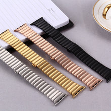 Load image into Gallery viewer, Stainless Steel strap for Apple Watch band 44mm 40mm iWatch band 42mm/38mm Butterfly Metal Bracelet Apple watch serie 5 4 3 se 6
