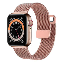 Load image into Gallery viewer, Strap For Apple watch Band 44mm 40mm 38mm 42mm 44 mm Accessorie Magnetic Loop Metal smartwatch bracelet iWatch serie 3 4 5 6 se
