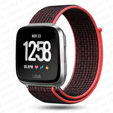 Load image into Gallery viewer, Strap for Fitbit Versa 2 band correa Smart watch replacment Watchband Nylon Loop Bracelet correa Fitbit Versa 2/Fitbit Libe band
