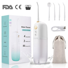 Load image into Gallery viewer, Styton Water Flosser for Teeth Portable IPX7 Waterproofr Rechargeable 12 Modes Dental Oral Flossing Irrigator With Travel Bag 0ral irrigator
