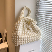 Load image into Gallery viewer, Summer Pleated Cloud Bag Female Candy Color Large Capacity Shoulder Bag Handbags Shopping Girls Pouch Tote Bolsas

