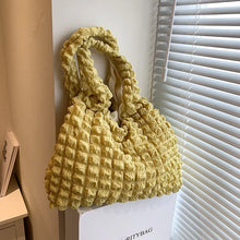 Load image into Gallery viewer, Summer Pleated Cloud Bag Female Candy Color Large Capacity Shoulder Bag Handbags Shopping Girls Pouch Tote Bolsas
