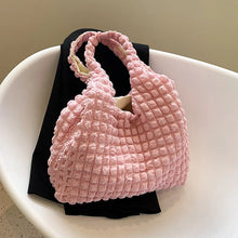 Load image into Gallery viewer, Summer Pleated Cloud Bag Female Candy Color Large Capacity Shoulder Bag Handbags Shopping Girls Pouch Tote Bolsas
