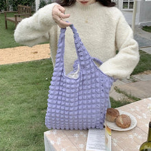 Load image into Gallery viewer, Summer Pleated Cloud Bag Female Candy Color Large Capacity Shoulder Bag Handbags Shopping Girls Pouch Tote Bolsas
