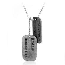 Load image into Gallery viewer, Superhero Moive James Howlett Logo Letters Cosplay Necklace Pendant Accessory Jewelry
