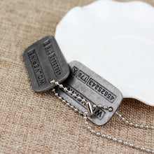 Load image into Gallery viewer, Superhero Moive James Howlett Logo Letters Cosplay Necklace Pendant Accessory Jewelry
