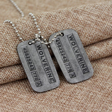 Load image into Gallery viewer, Superhero Moive James Howlett Logo Letters Cosplay Necklace Pendant Accessory Jewelry
