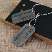 Load image into Gallery viewer, Superhero Moive James Howlett Logo Letters Cosplay Necklace Pendant Accessory Jewelry
