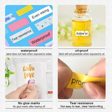 Load image into Gallery viewer, Label Paper Waterproof Anti-Oil Printing Label Price Label Pure Color Scratch-Resistant Label Sticker Paper Only for E10
