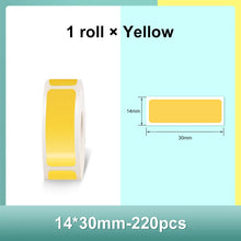 Load image into Gallery viewer, Label Paper Waterproof Anti-Oil Printing Label Price Label Pure Color Scratch-Resistant Label Sticker Paper Only for E10
