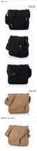 Load image into Gallery viewer, Men's wear-resistant canvas messenger bag for outdoor travel
