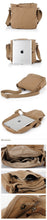 Load image into Gallery viewer, Men's wear-resistant canvas messenger bag for outdoor travel
