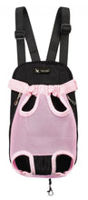 Load image into Gallery viewer, TAILUP Autumn And Winter  Denim Front Pet Carrier Bag Double Shoulder Carrying Small Dog And Cat Quilted Soft Short Plush
