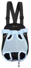 Load image into Gallery viewer, TAILUP Autumn And Winter  Denim Front Pet Carrier Bag Double Shoulder Carrying Small Dog And Cat Quilted Soft Short Plush
