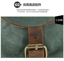 Load image into Gallery viewer, Men's sports outdoor canvas camera bag

