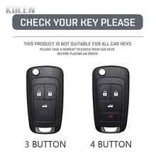 Load image into Gallery viewer, TPU Car Flip Key Case Cover Shell For Chevrolet Cruze Aveo Trax Sail Malibu Captiva Opel Vauxhall Astra J Corsa Insignia Mokka
