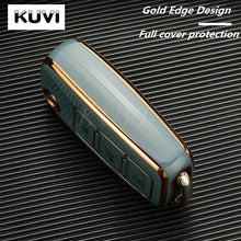 Load image into Gallery viewer, TPU Car Key Case Cover Holder Shell For Polo Golf Passat Beetle Caddy Tiguan Skoda Octavia Kodiaq Seat Leon Altea
