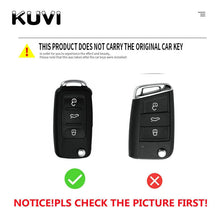 Load image into Gallery viewer, TPU Car Key Case Cover Holder Shell For Polo Golf Passat Beetle Caddy Tiguan Skoda Octavia Kodiaq Seat Leon Altea
