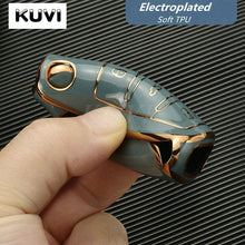 Load image into Gallery viewer, TPU Car Key Case Cover Holder Shell For Polo Golf Passat Beetle Caddy Tiguan Skoda Octavia Kodiaq Seat Leon Altea
