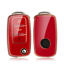 Load image into Gallery viewer, TPU Car Key Case Cover Holder Shell For Polo Golf Passat Beetle Caddy Tiguan Skoda Octavia Kodiaq Seat Leon Altea
