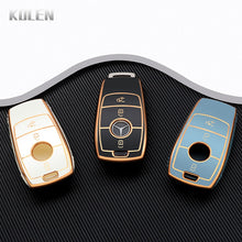 Load image into Gallery viewer, TPU Car Remote Key Case Cover Shell For Mercedes Benz A C E S G Class GLC CLE CLA W177 W205 W213 W222 X167 AMG Protector Holder
