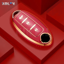 Load image into Gallery viewer, TPU Car Remote Key Case Cover Shell For Nissan Qashqai X-Trail T31 T32 Juke J10 J11 Tiida Altima Pathfinder Kicks For Infiniti
