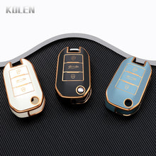 Load image into Gallery viewer, TPU Car Remote Key Case Cover Shell For Peugeot 208 107 206 306 307 308 2008 3008 4008 5008 RCZ Citroen C1 C2 C3 C4 C5 CACTUS C8
