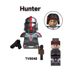 Load image into Gallery viewer, TV6107 Kamino Security Commander Building Blocks Han Solo Leia Figurine Satine Kryze Bricks Hunter Echo Crosshair Figure Toys
