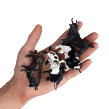 Load image into Gallery viewer, Bull bison ranch cattle set model simulation wild animal model PVC animal action figure toys children Christmas gifts
