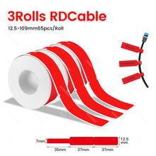 Load image into Gallery viewer, Thermal Label Paper Rolls Normal Labels for P15 D30 D35 B100 88X Label Maker Bluetooth Printer Adhesive Tag Barcode Sticker
