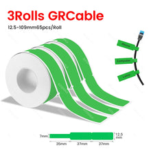 Load image into Gallery viewer, Thermal Label Paper Rolls Normal Labels for P15 D30 D35 B100 88X Label Maker Bluetooth Printer Adhesive Tag Barcode Sticker
