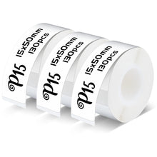 Load image into Gallery viewer, Thermal Label Printer P15 Similar as D11 D110 D101 Labeling Machine Wireless Bluetooth Label Maker or 3PK Adhesive Label Tape
