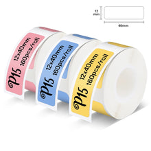 Load image into Gallery viewer, Thermal Label Printer P15 Similar as D11 D110 D101 Labeling Machine Wireless Bluetooth Label Maker or 3PK Adhesive Label Tape
