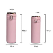 Load image into Gallery viewer, Thermos Water Bottle Coffee Mug Cute Stainless Steel Tumbler Cup with Temperature Display
