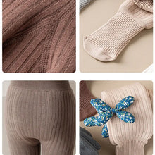 Load image into Gallery viewer, Thick Lamb Fleece Warm Winter Tights for Girls Toddler Pantyhose Baby Girls Cotton Solid Color Stockings Children Plush Leggings
