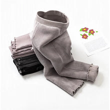 Load image into Gallery viewer, Thick Warm Girls Leggings Winter Fleece Soft Solid Kids Pants Elastic Waist Cotton Leggings Girl Trousers
