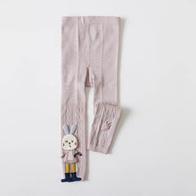 Load image into Gallery viewer, Thick Warm Knitted Girls Pants Cute Rabbit Cotton Girls Leggings Children Kids Pants Trousers 0-8 Years
