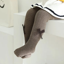 Load image into Gallery viewer, Thick velvet pantyhose for girls clothes winter black lace bowknot deisgn kids tights for girls stocking toddler legging child

