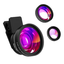 Load image into Gallery viewer, Tongdaytech Mobile Phone Lens 0.45x Super Wide Angle 12.5x Macro HD Camera Lens For iPhone 12 11 8 7 6 XS Huawei Xiaomi Samsung
