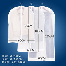 Load image into Gallery viewer, 3pcs Top Clothes Hanging Garment Dress Clothes Suit Coat Dust Cover Home Storage Bag Pouch Case Organizer Wardrobe Hanging Clothing

