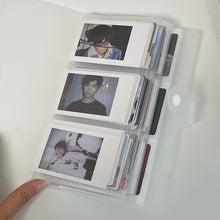 Load image into Gallery viewer, Transparent Photo Album Mini Polaroid Album Photo Card Train Ticket Card Collection Book Jewelry Card Album Photocards Holder
