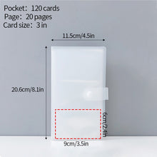 Load image into Gallery viewer, Transparent Photo Album Mini Polaroid Album Photo Card Train Ticket Card Collection Book Jewelry Card Album Photocards Holder
