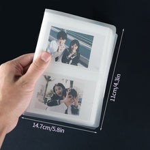 Load image into Gallery viewer, Transparent Photo Album Mini Polaroid Album Photo Card Train Ticket Card Collection Book Jewelry Card Album Photocards Holder
