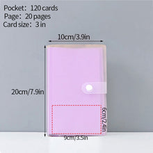 Load image into Gallery viewer, Transparent Photo Album Mini Polaroid Album Photo Card Train Ticket Card Collection Book Jewelry Card Album Photocards Holder
