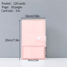 Load image into Gallery viewer, Transparent Photo Album Mini Polaroid Album Photo Card Train Ticket Card Collection Book Jewelry Card Album Photocards Holder
