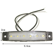 Load image into Gallery viewer, Truck Trailer Side Marker Indicators light Car Signal Brake Rear Warning Taillight 6LED 12V 24V emergency lights car accessories
