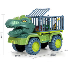 Load image into Gallery viewer, Tyrannosaurus Car Toy Dinosaurs Transport Car Carrier Truck Toy Pull Back Vehicle Toy with Dinosaur Gift for Boys Birthday
