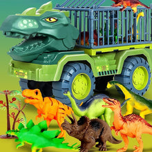 Load image into Gallery viewer, Tyrannosaurus Car Toy Dinosaurs Transport Car Carrier Truck Toy Pull Back Vehicle Toy with Dinosaur Gift for Boys Birthday
